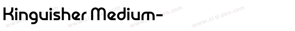 Kinguisher Medium字体转换
